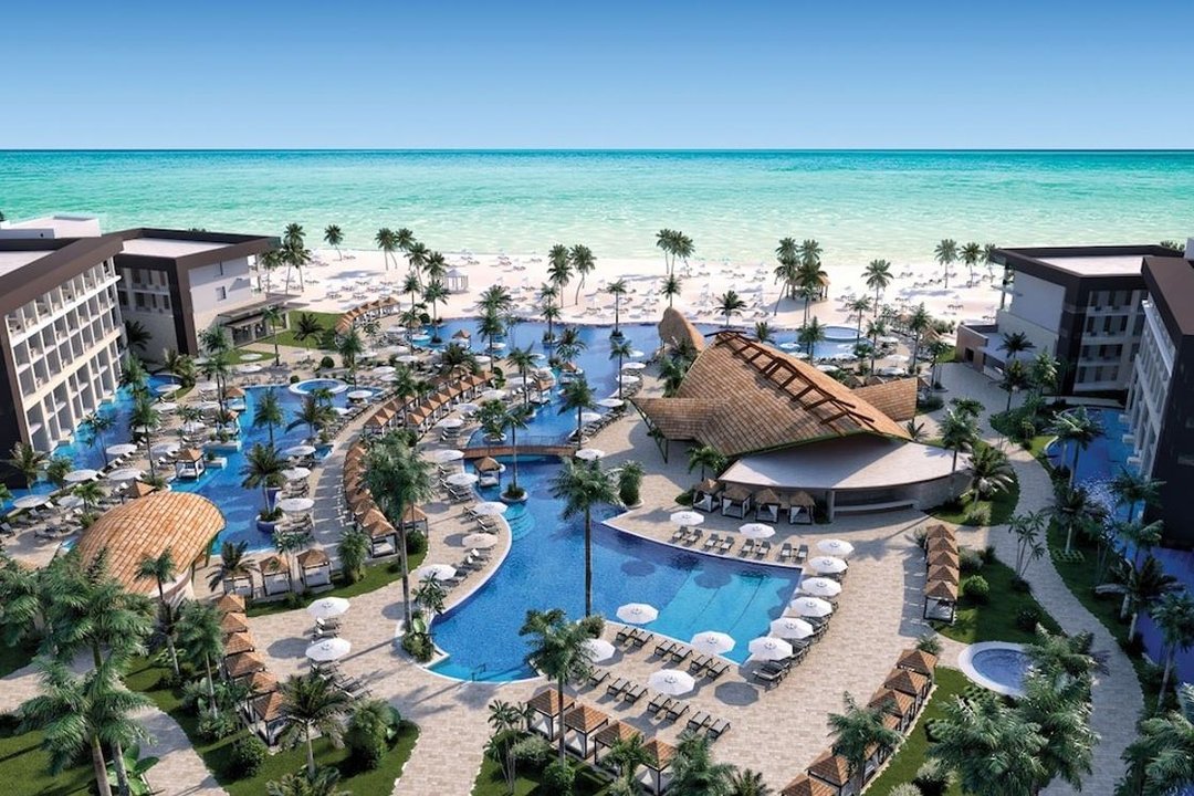 Hyatt Ziva Cap Cana luxury all-inclusive resort with beachfront pools and modern tropical architecture in Punta Cana.