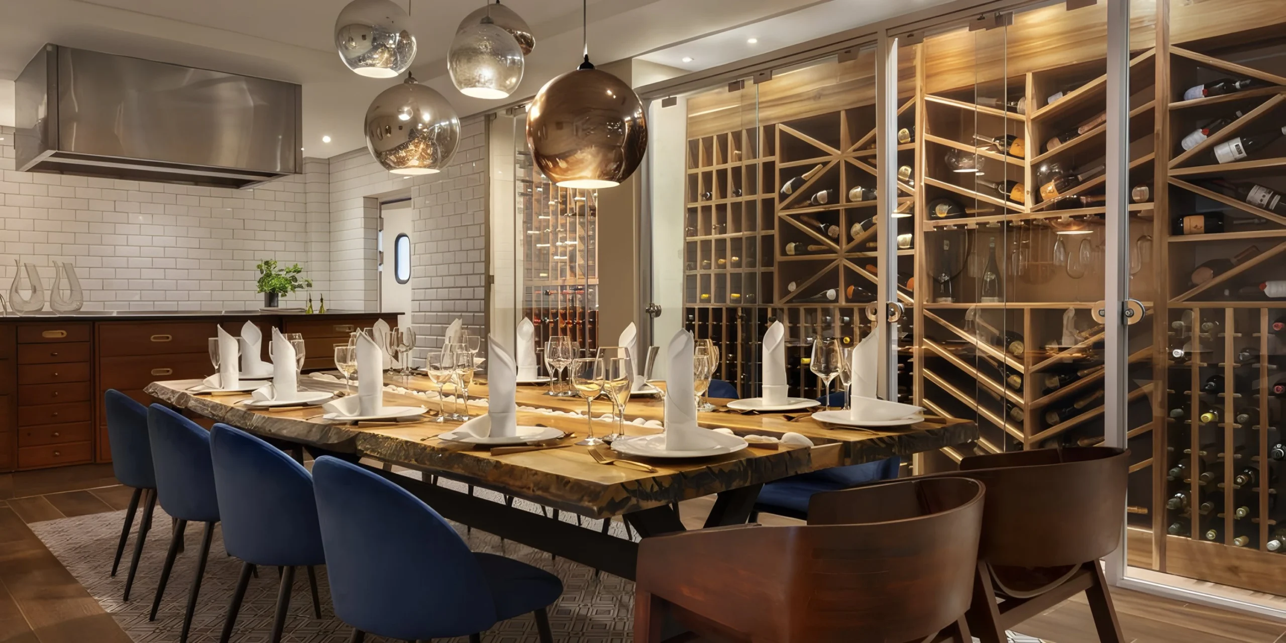Intimate wine cellar venue for private wedding dinners at Sunscape Coco Punta Cana